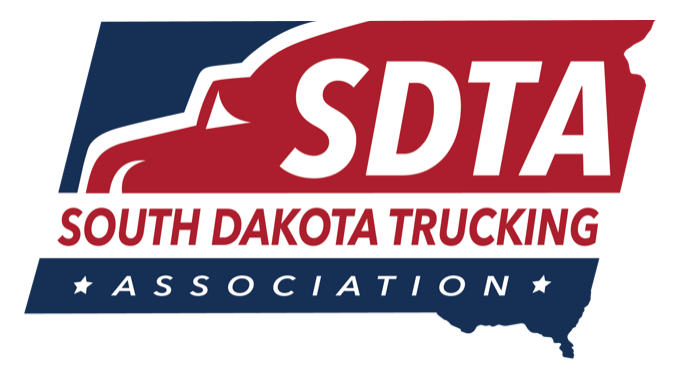 The logo for the south dakota trucking association