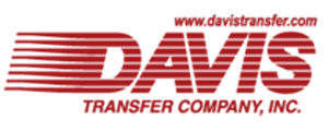 A logo for davis transfer company inc. is shown