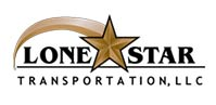 The logo for lone star transportation , llc has a star on it.