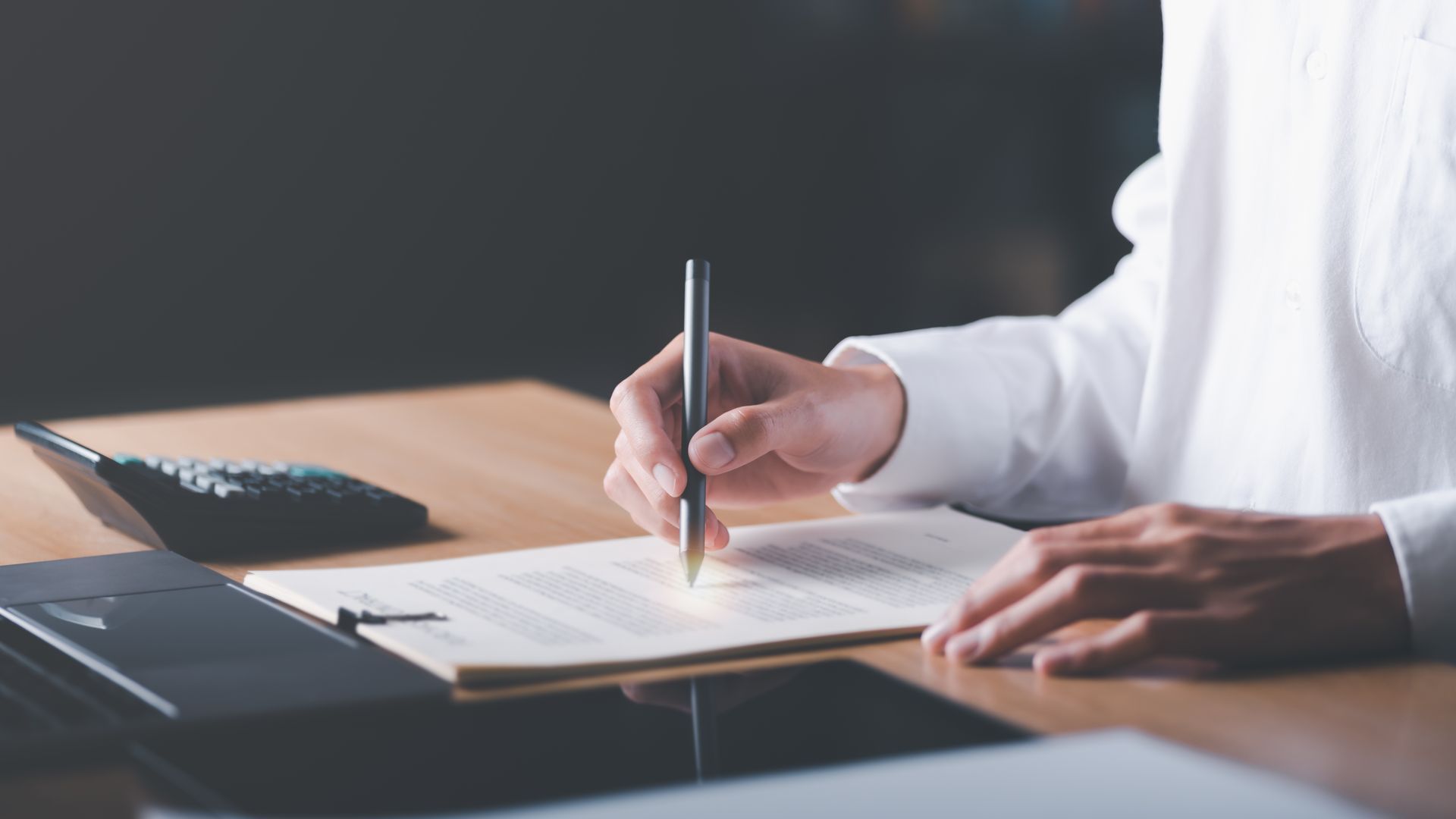 Reviewing tax risks.