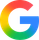 Colorful Google logo: a capital 