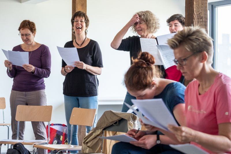 vocalintakt Spaß bei der Probe