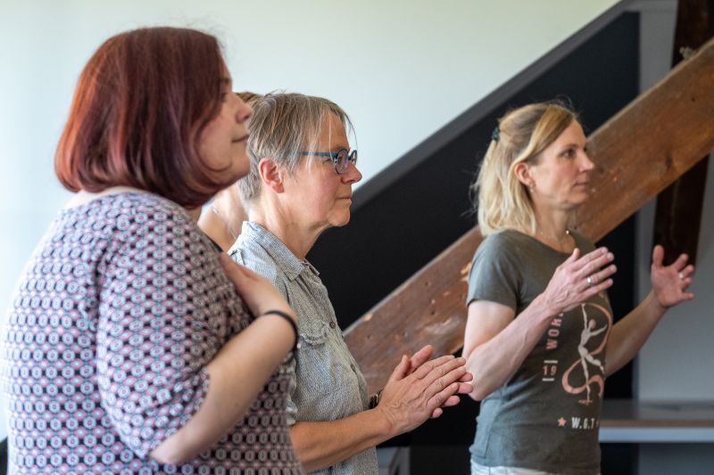 vocalintakt Altistinnen bei der Arbeit