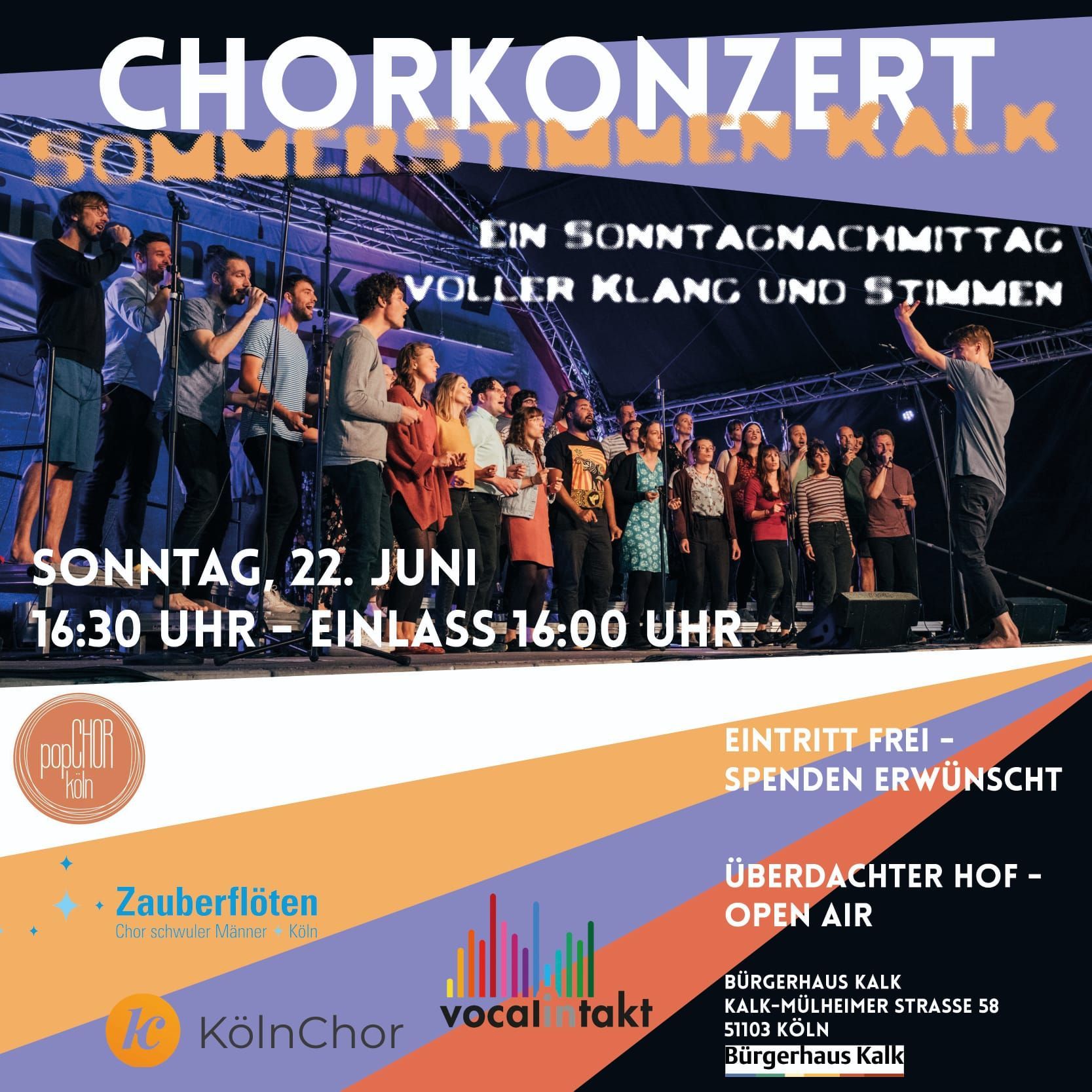 Kurzauftritt im Bürgerhaus Köln Kalk