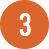Number 3 in white text inside an orange circle. Number 3 in white text inside an orange circle.