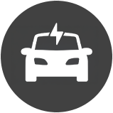 Electric vehicles at B&T Motors in Ely, Cambridgeshire