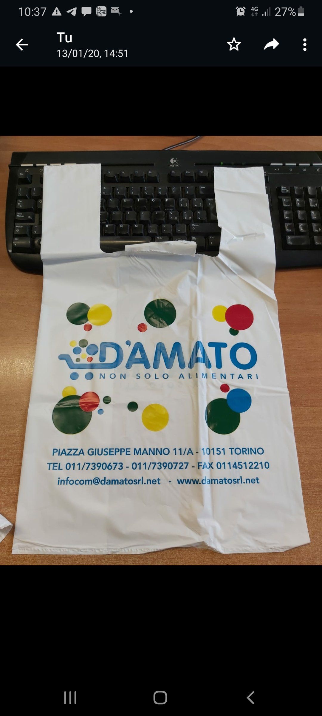 produzione sacchetti Torino