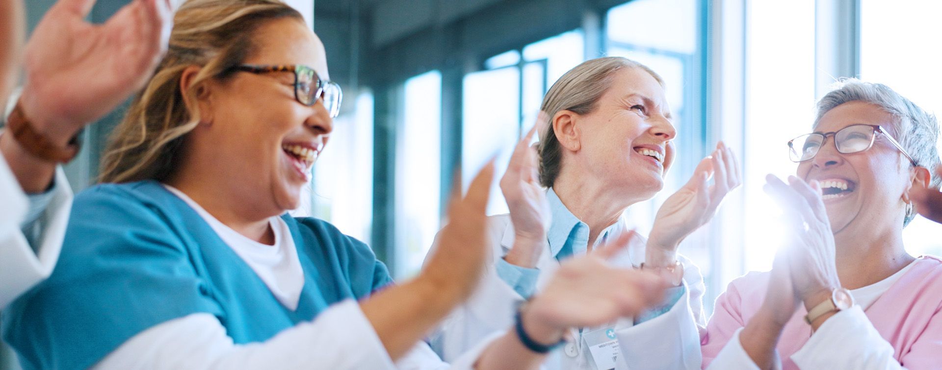 Happy Medical staff at event