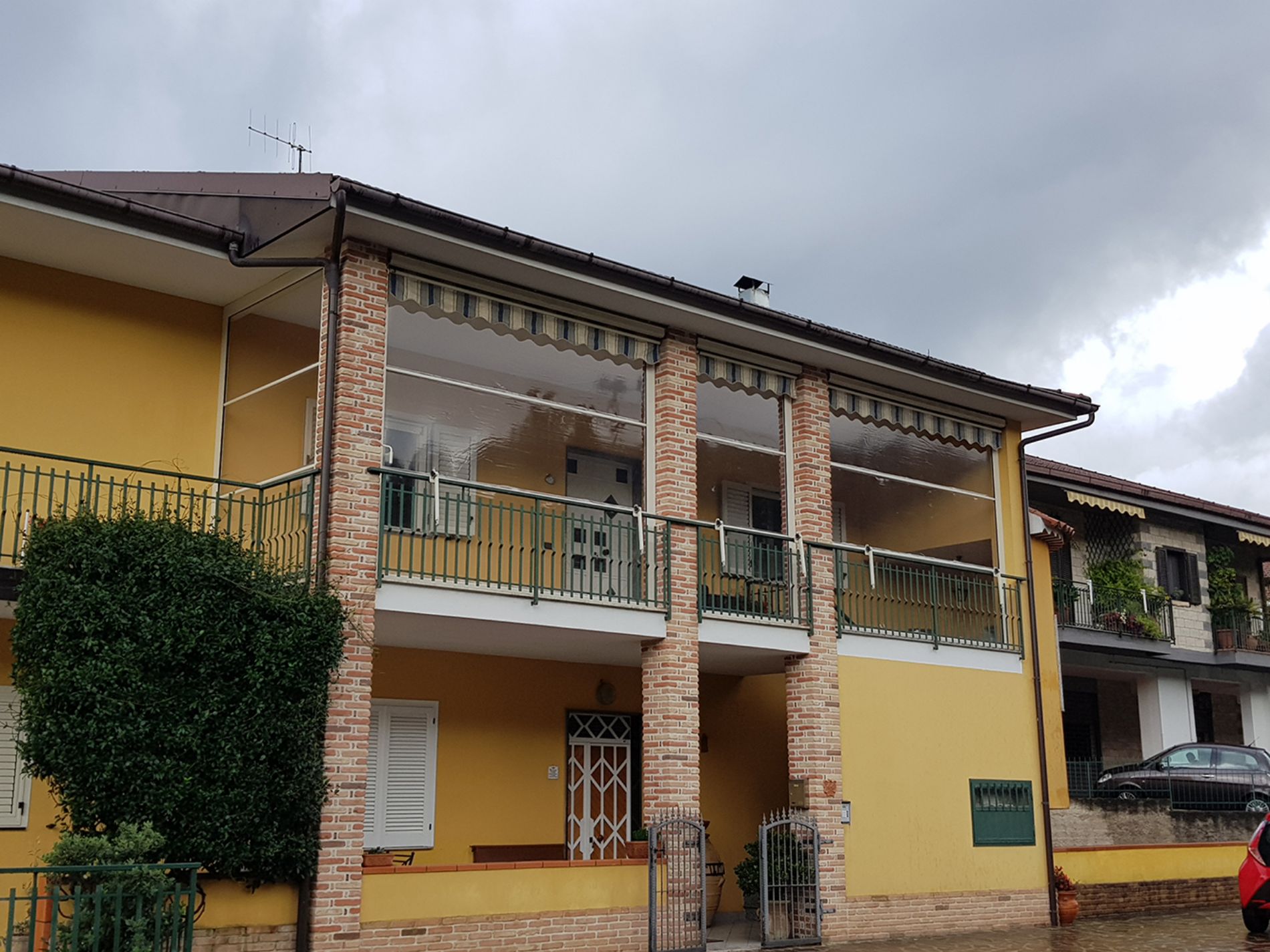 tenda laterale terrazza