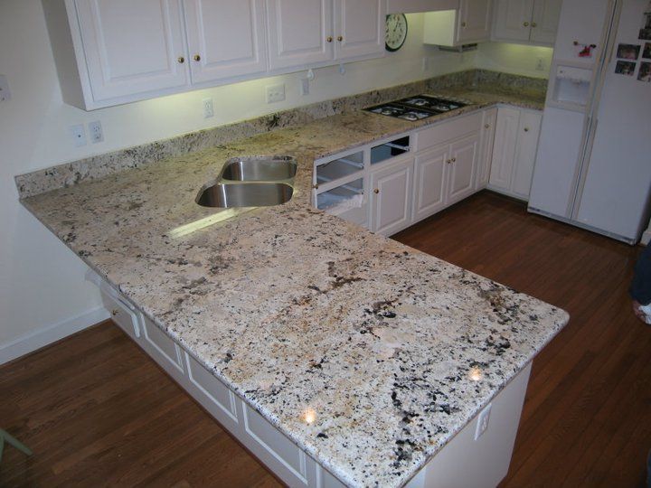 Color white l shape counter top — Powhatan, VA — Commonwealth Countertops