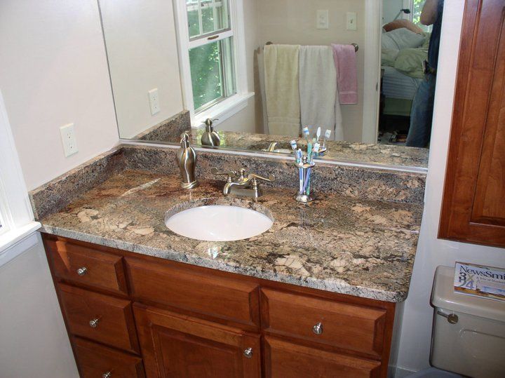 Newly installed granite sink table — Powhatan, VA — Commonwealth Countertops