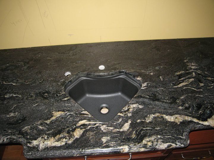 A shaped countertop hole — Powhatan, VA — Commonwealth Countertops