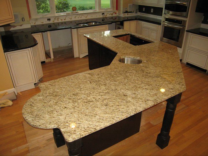 A brown granite countertop — Powhatan, VA — Commonwealth Countertops