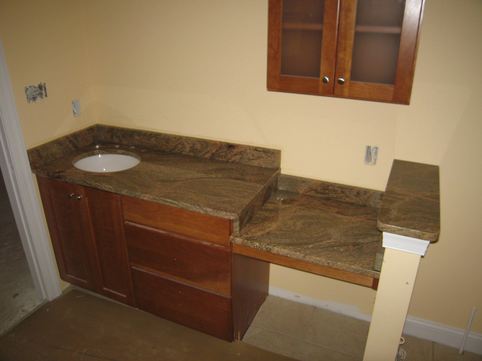 Old bathroom cabinets — Powhatan, VA — Commonwealth Countertops