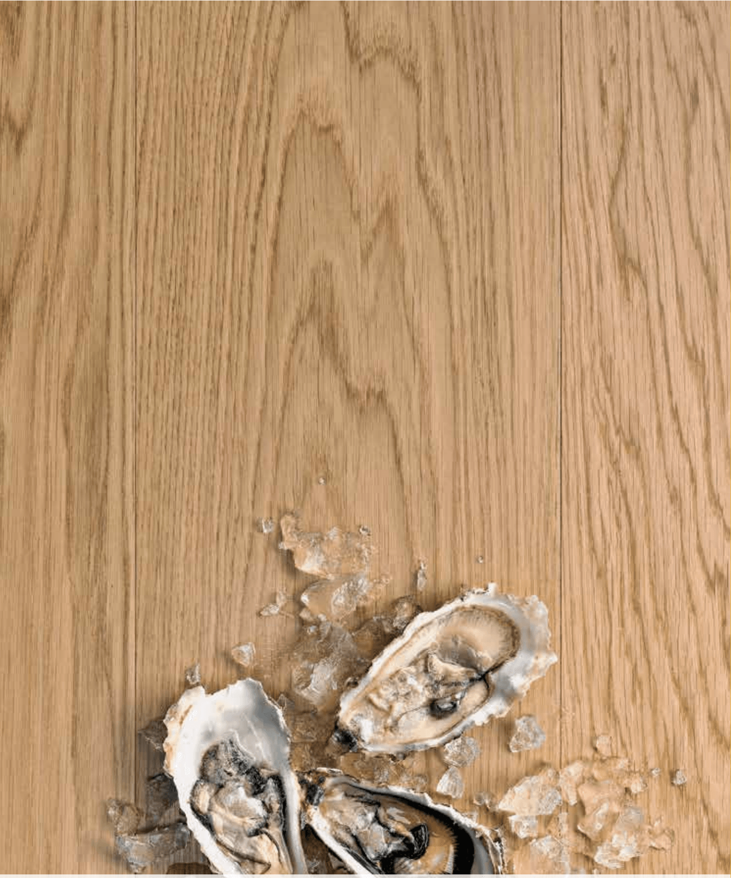 EUROPEAN OAK Smoothed or brushed, unfnished or oiled or varnished transparent.