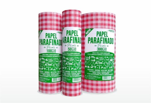 Rollos papel Parafinado 12″ x 50 – Plasticos San José