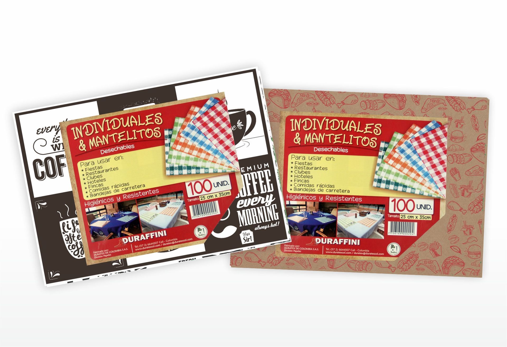 Individuales de Papel 