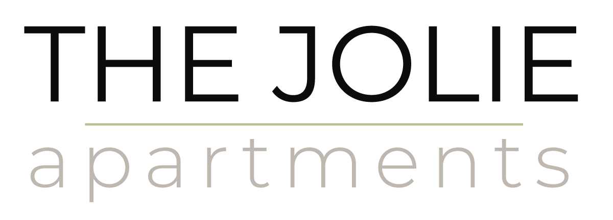The Jolie Apartments Logo - Header - click to go home