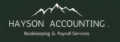 A logo for hayson accounting bookkeeping and payroll services
