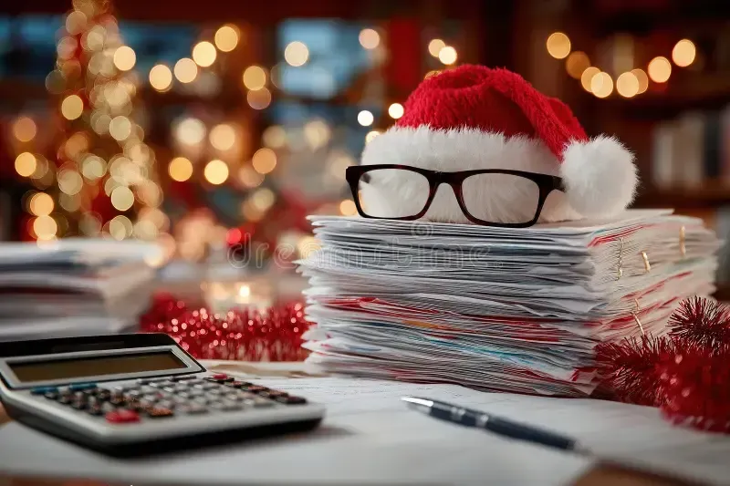 Organizing receipts and reports early to streamline year-end bookkeeping and prevent January backlog