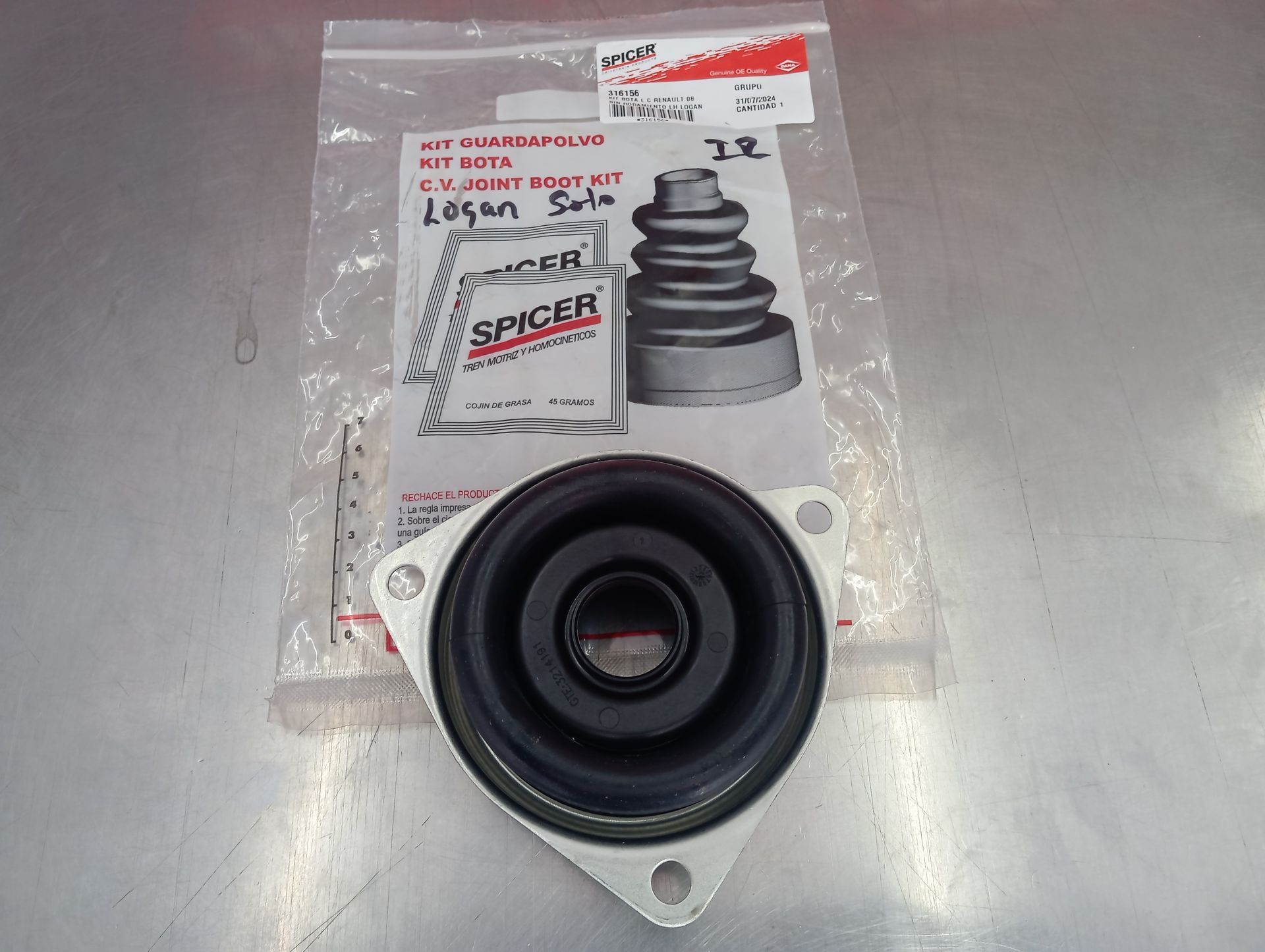 GUARDA POLVO EJE IZQUIERDO RENAULT SOLO