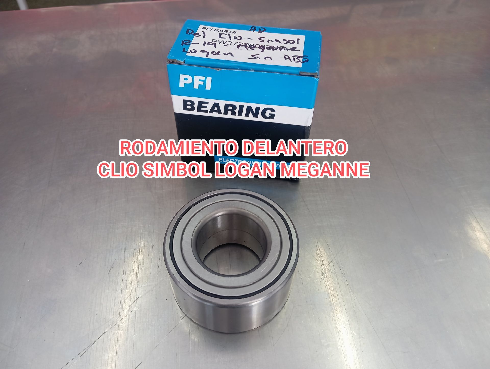RODAMIENTO DELANTERO LOGAN SANDERO CLIO SIMBOL MEGANNE SIN ABS