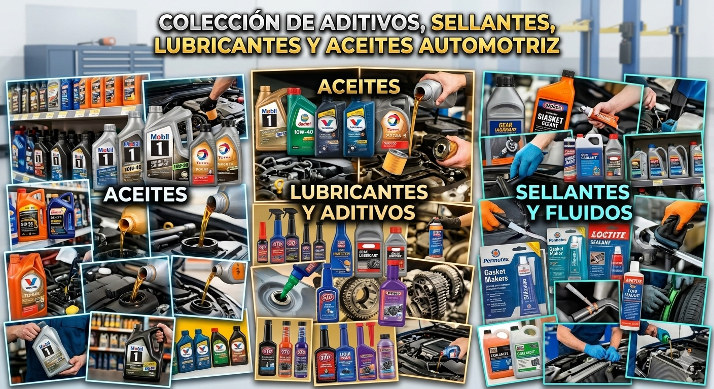 ACEITES , LUBRICANTES, SELLANTES Y ADITIVOS