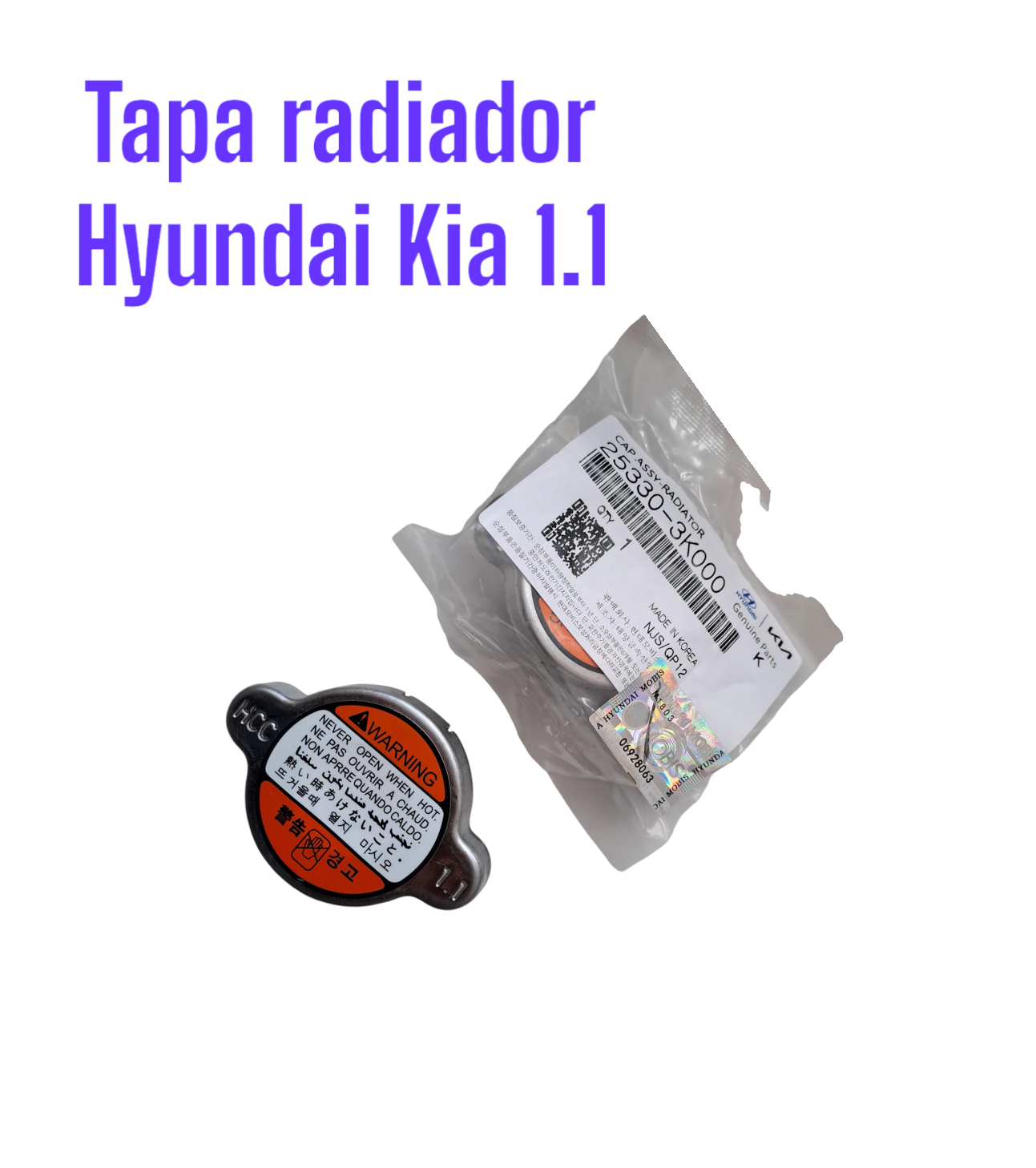 tapa radiador universal 1.1 y 0.9