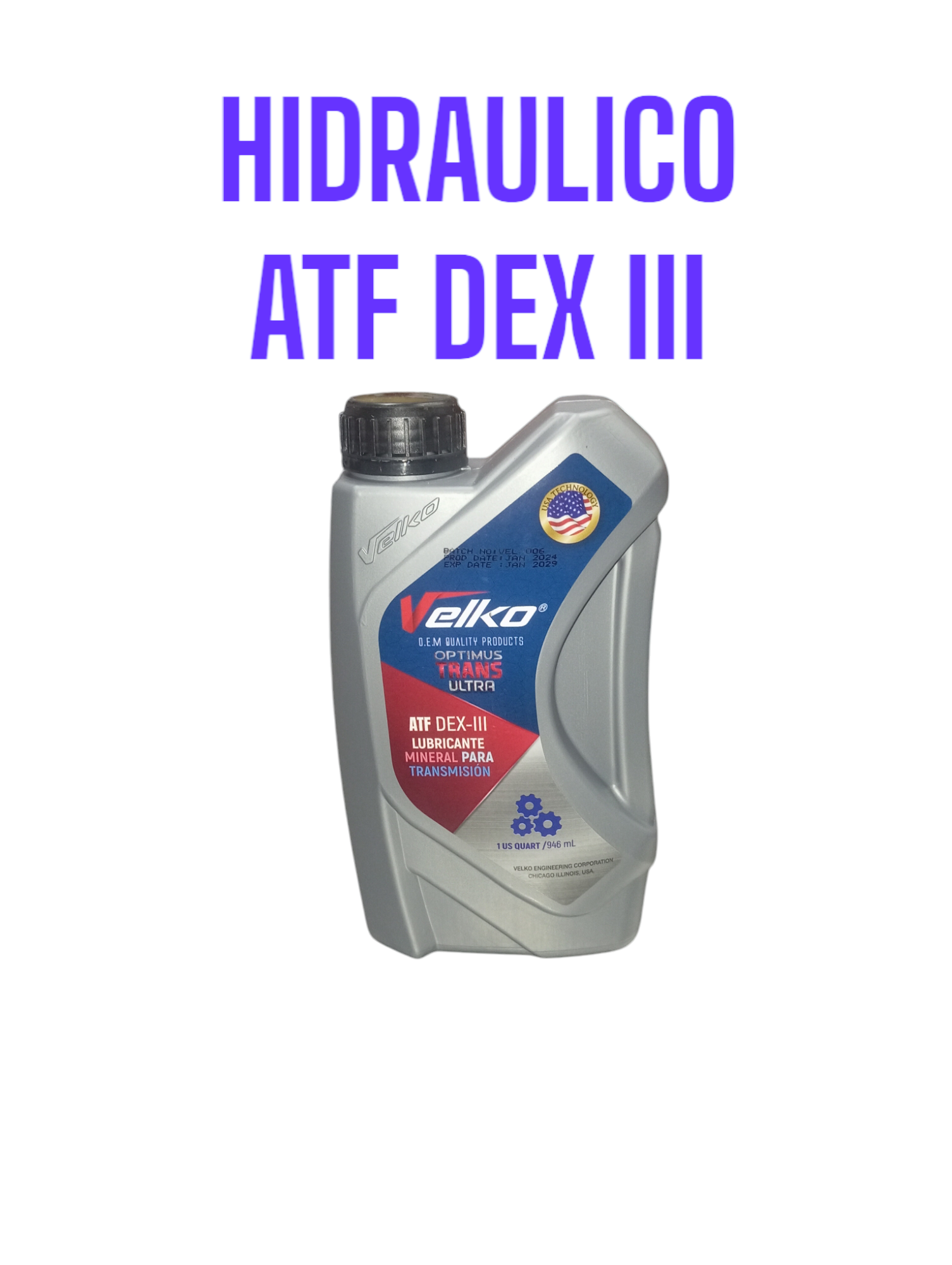 ACEITE HIDRAULICO ATF DEXROM 3