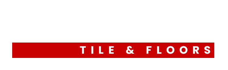 A red tile and floors logo on a white background