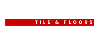 A red tile and floors logo on a white background