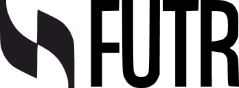 The FUTR logo is black on a white background