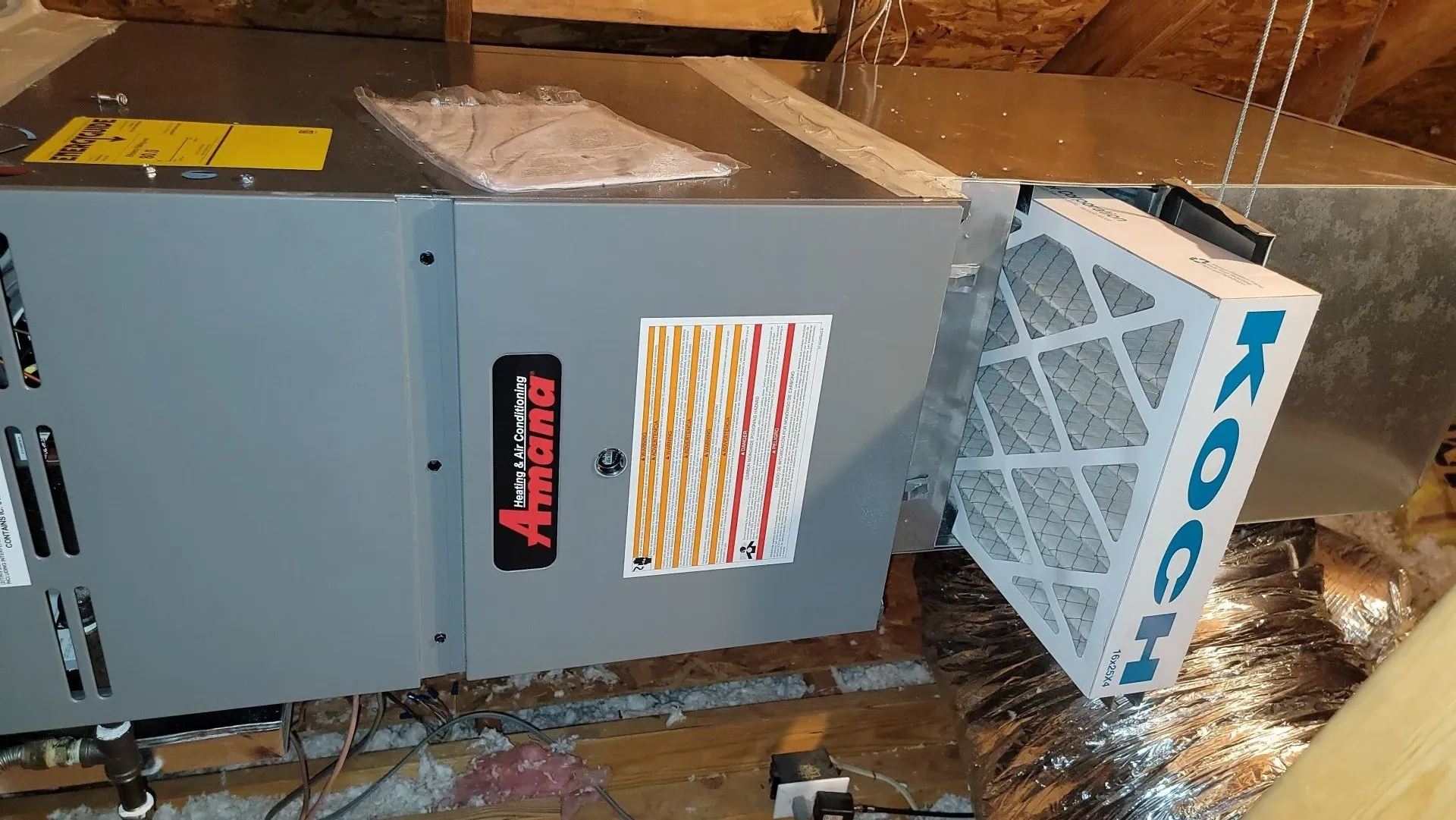 Four inch filter in unit - Fort Worth, TX - A/C Kives Heating & Air Conditioning