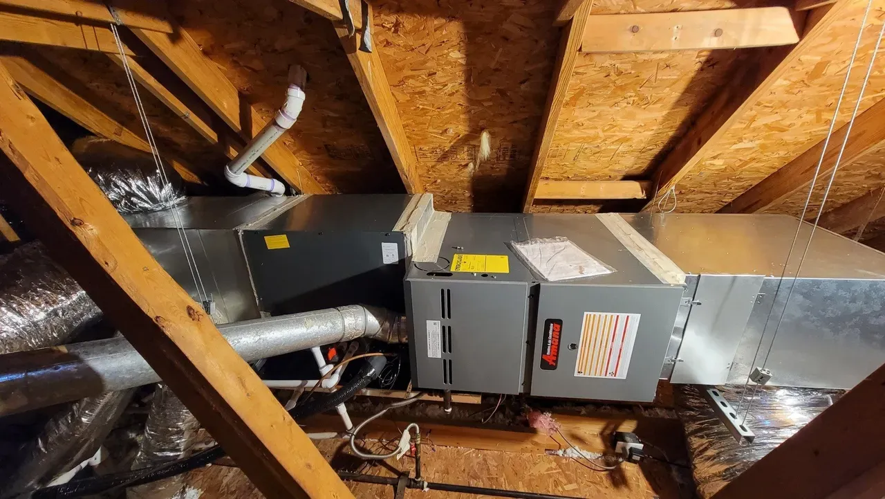 Amana furnace complete install - Fort Worth, TX - A/C Kives Heating & Air Conditioning