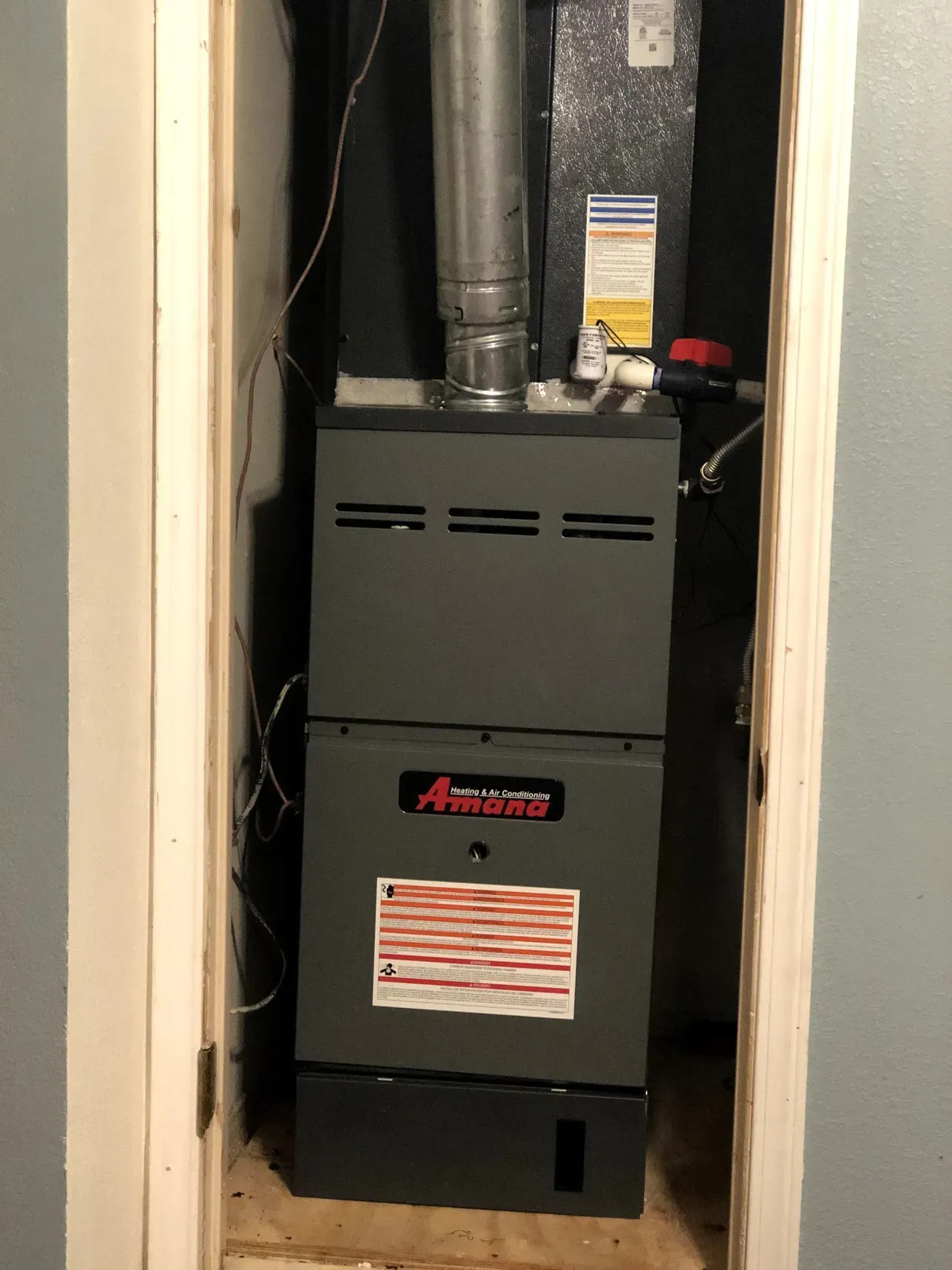 Amana furnace install - Fort Worth, TX - A/C Kives Heating & Air Conditioning