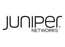 Logotipo de Juniper Networks en texto negro sobre fondo blanco.