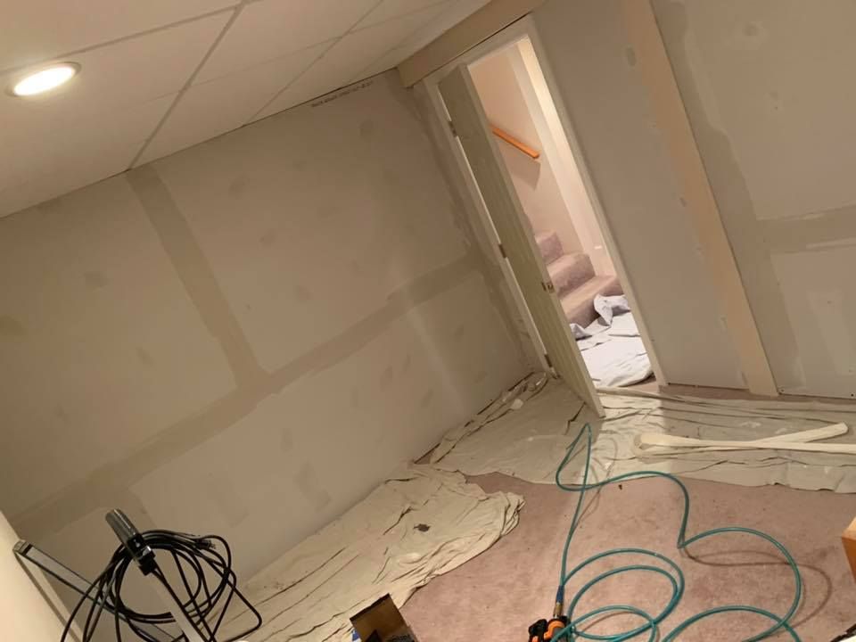 Room with Wires on the Ground — North Hampton, NH — MG Painting And Hardwood Floor
