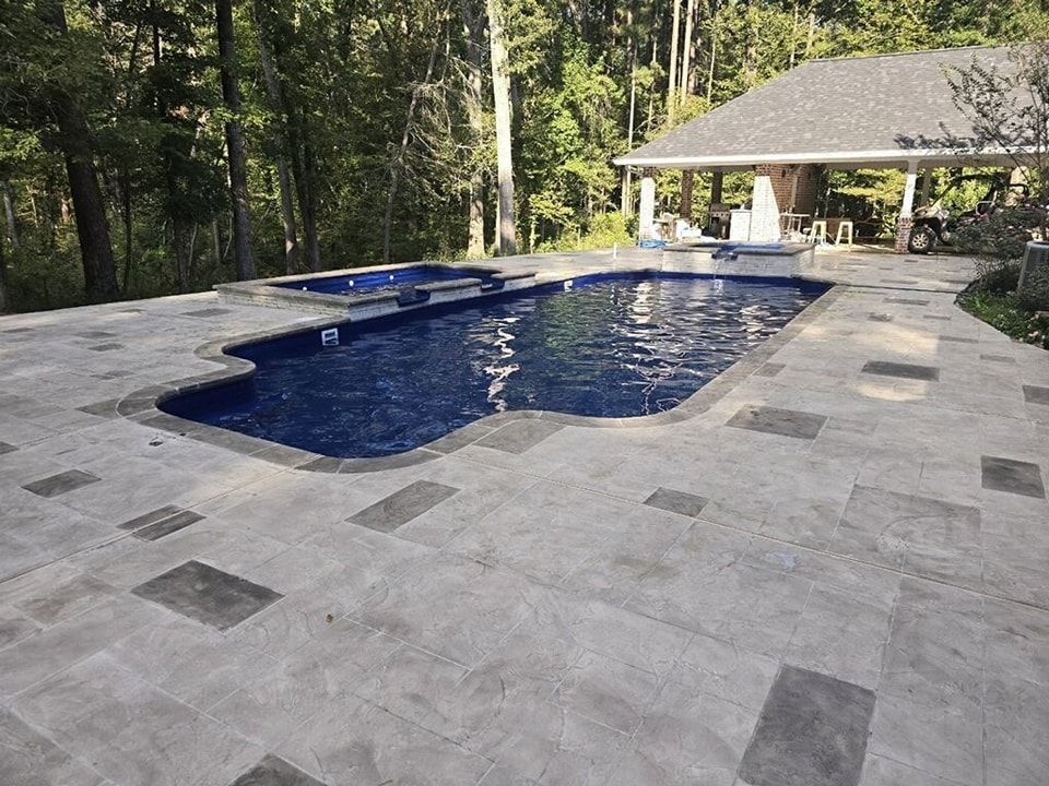 Vibrant Sapphire Pool Color Finish | Houston, TX