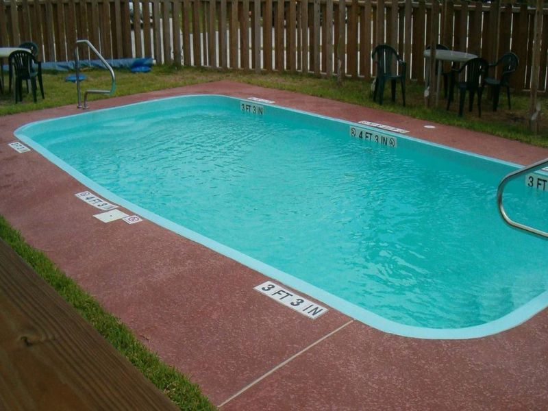 A swimming pool that is 3 feet deep