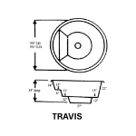 A black and white drawing of a hot tub.