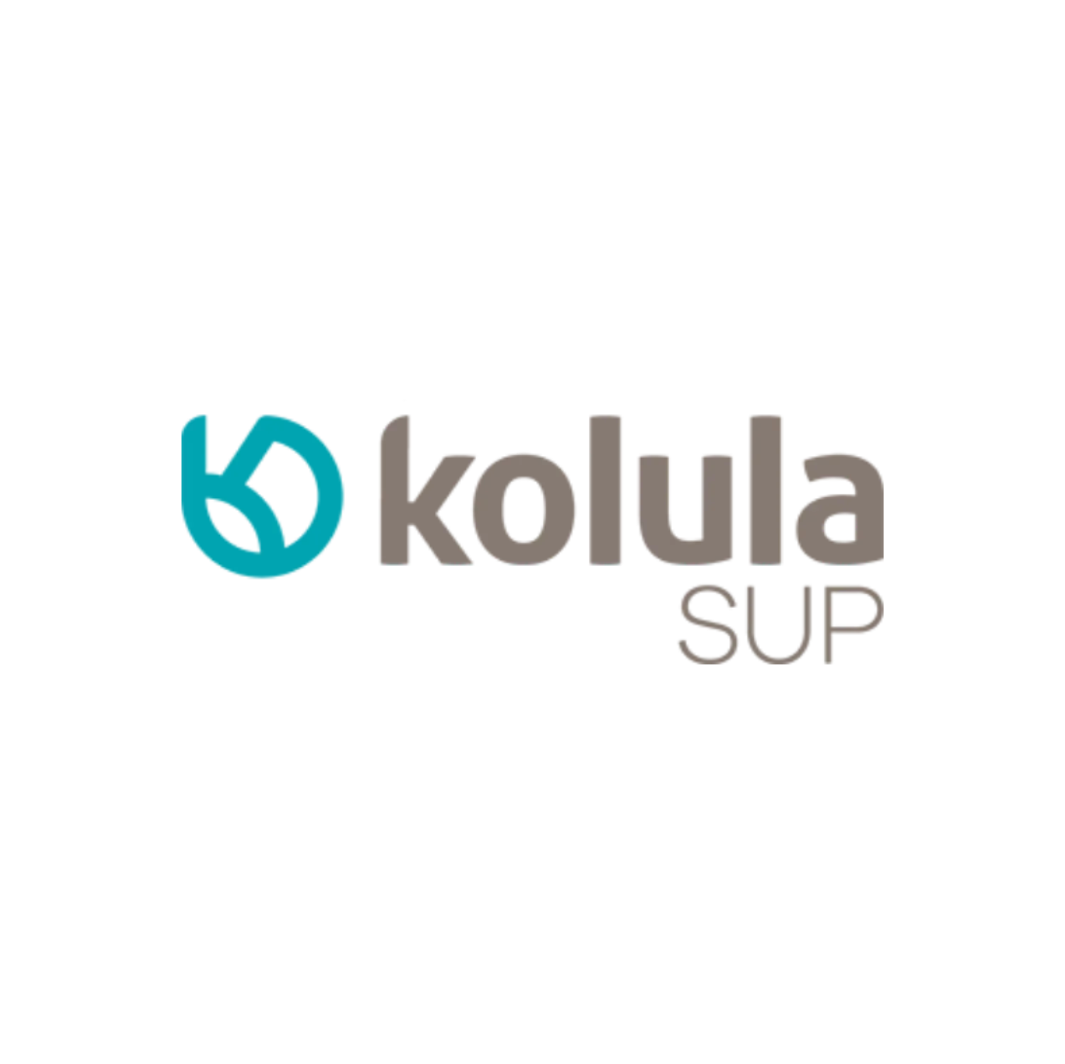 Auf weißem Hintergrund ist ein Logo für Kolula Sup zu sehen.