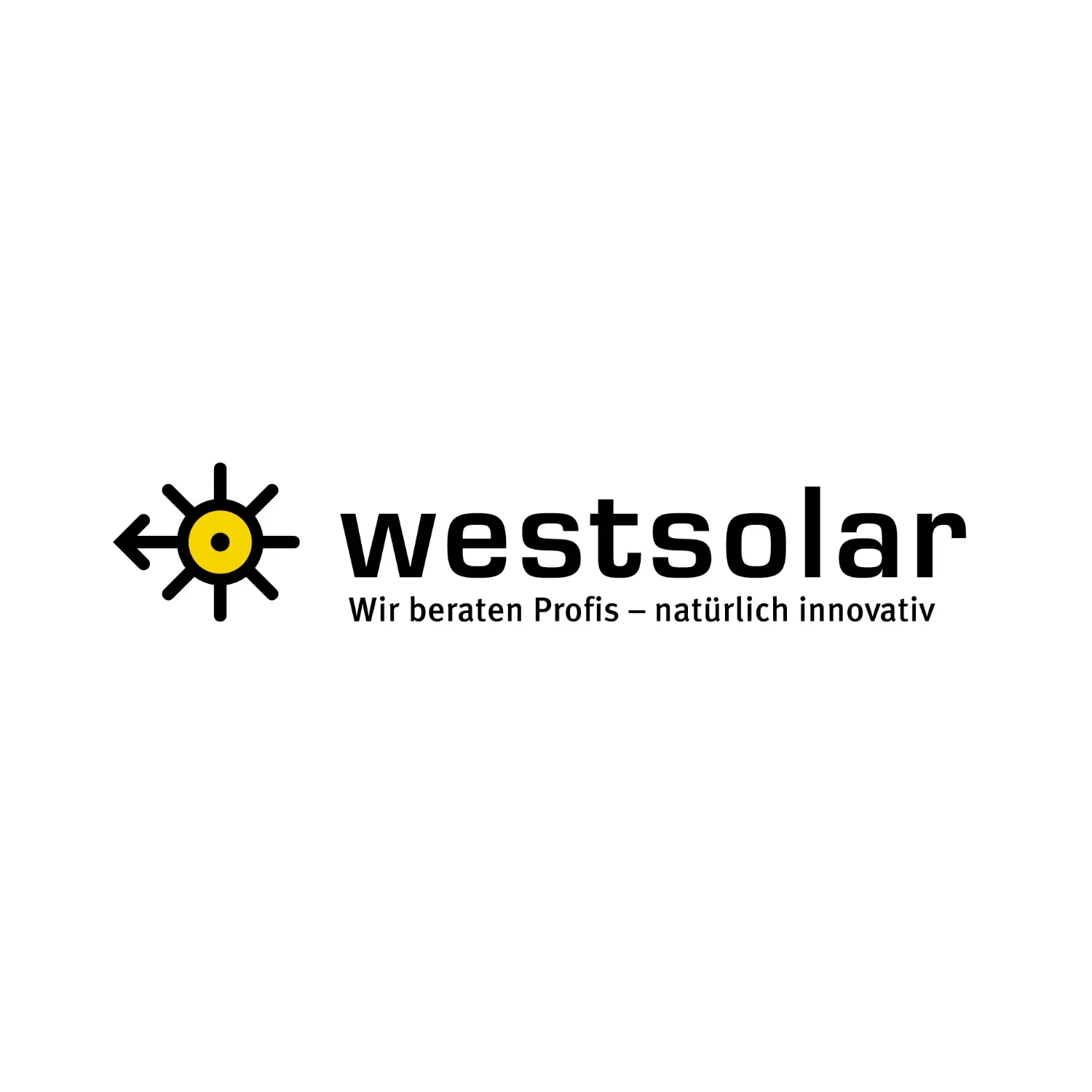 Es ist ein Logo für ein Unternehmen namens Westsolar.