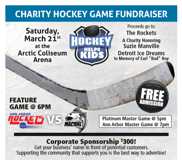 Charity Hockey Game Fundraiser