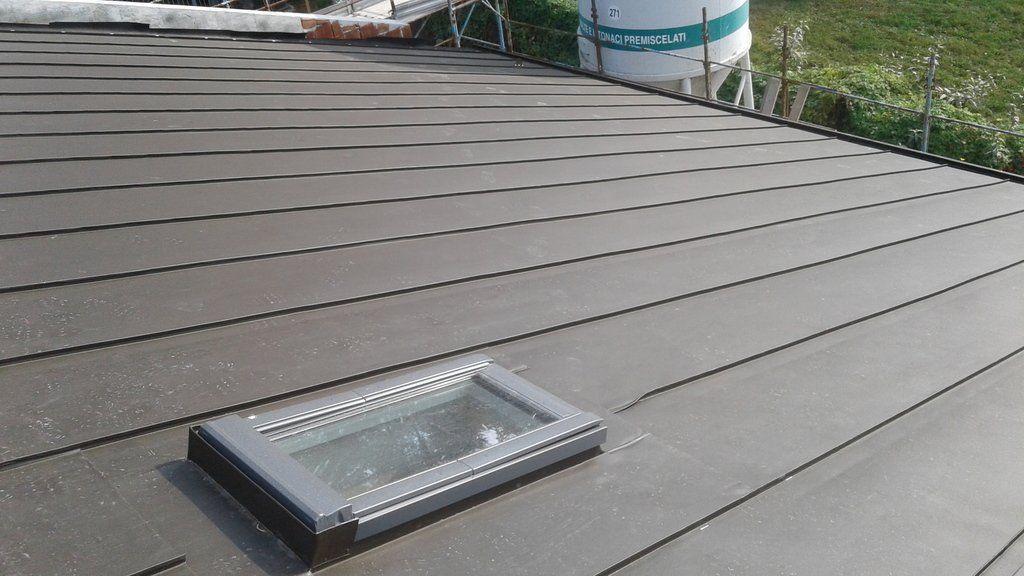 Canali di scolo realizzati in rame