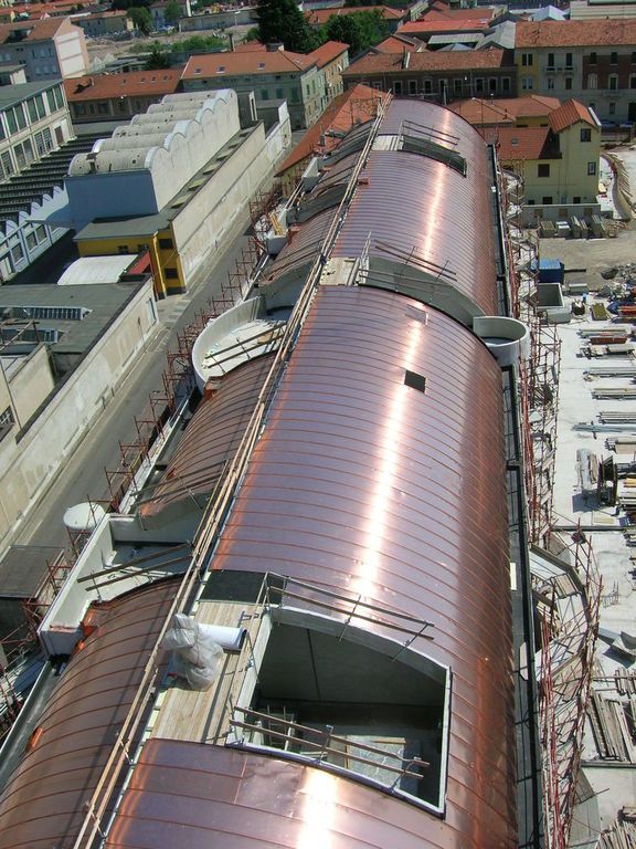 Copertura edile in rame