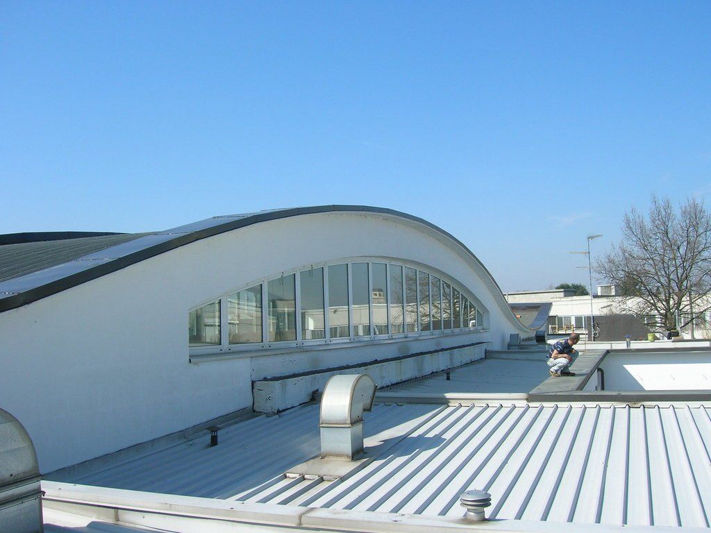 Copertura edile per edificio industriale