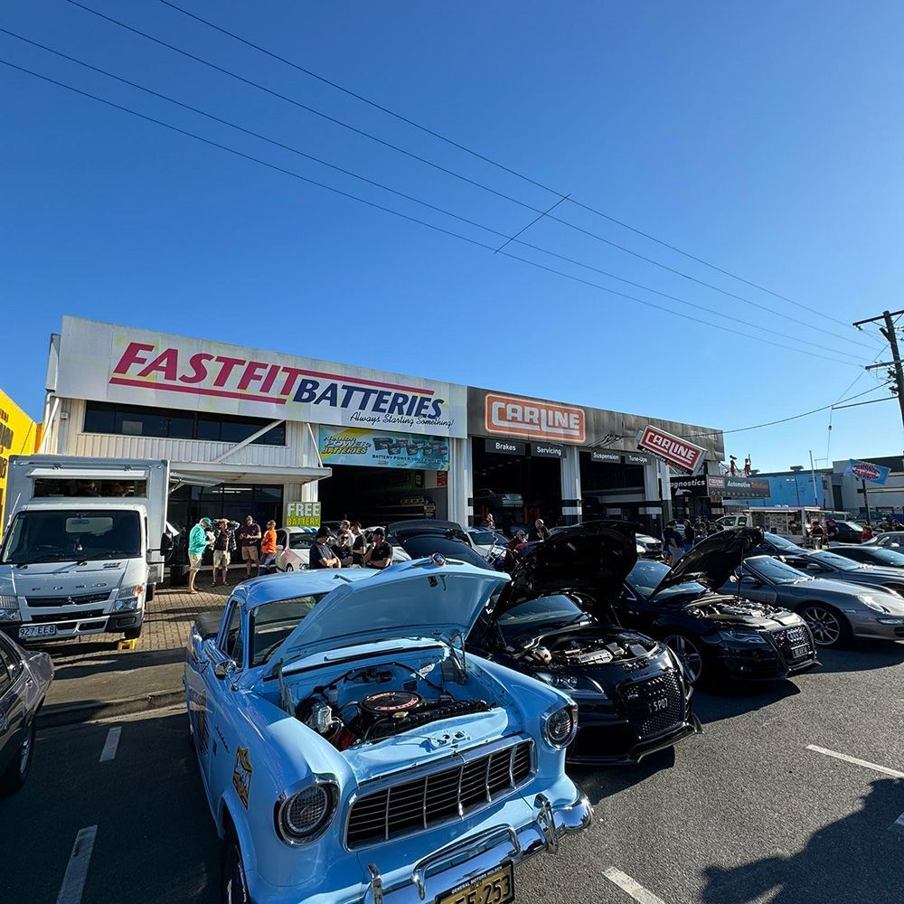 Classic Car Show at Carline Store — Carline Automotive Solutions in Bungalow, QLD