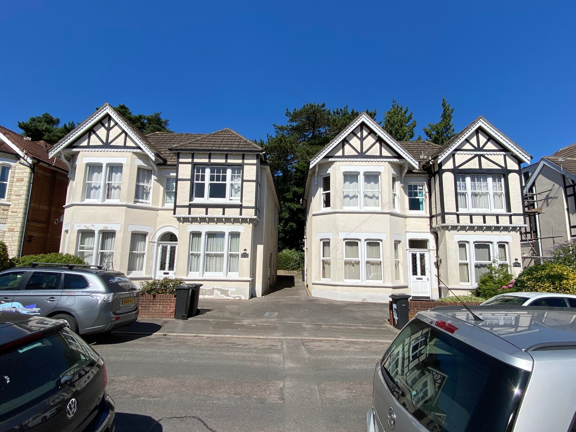Two houses Before Painting