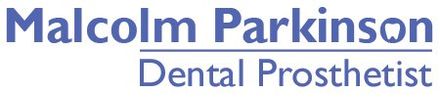 malcolm parkinson dental prosthetist branding logo
