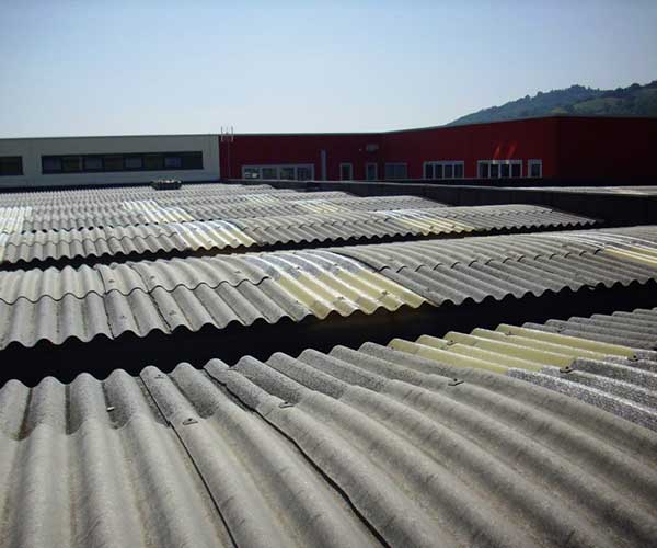 Copertura in amianto